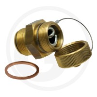 GRANIT Zawór serwisowy oleju M 26x1,5 z linką 85003006 - 85003006 - Sklep rolniczy PoltechParts