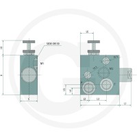 Oleodinamica Marchesini 3-drogowy regulator przepływu DWST-T-08-HR 85030041 - Sklep PoltechParts