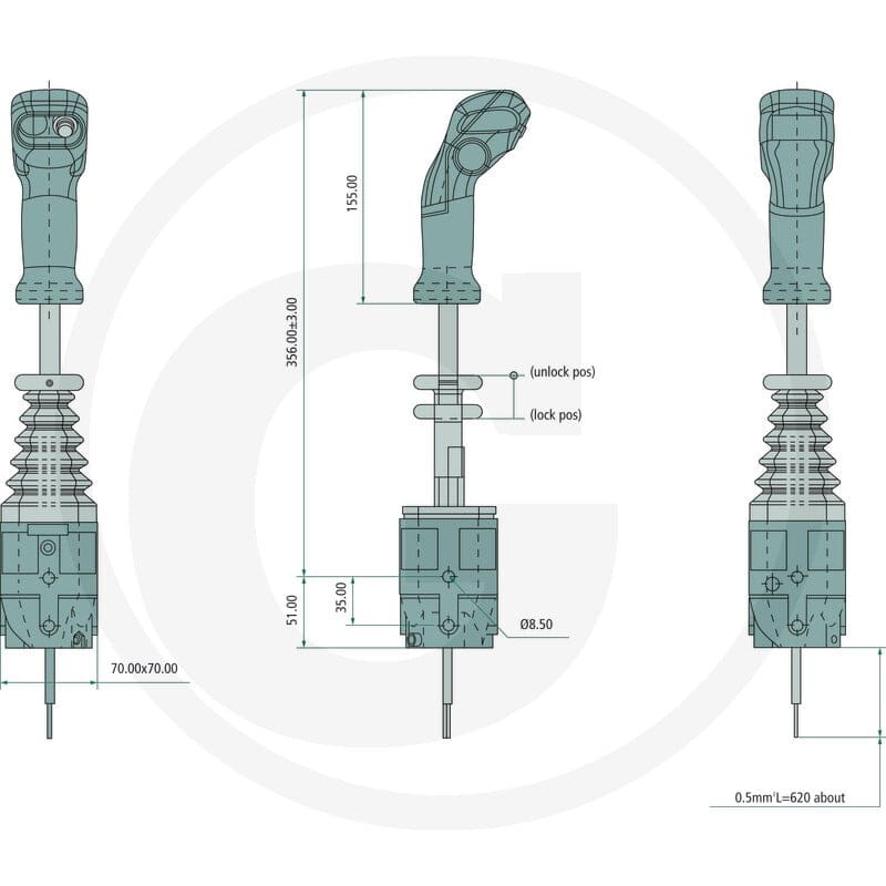 GRANIT Dźwignia krzyżowa 87002370 - 87002370 - Sklep rolniczy PoltechParts