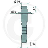 GRANIT Złącze wtyk.10 NW 06 D-18 ocynkowane 87003045 - Sklep PoltechParts