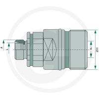 GRANIT KF 10S (M18x1,5) DN12-BG3 81510114 - 81510114 - Sklep rolniczy PoltechParts