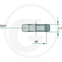 GRANIT KM 1 3/16-12 81528594 - 81528594 - Sklep rolniczy PoltechParts