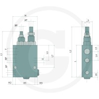 Oleodinamica Marchesini Zawór odcinający VAPB-3/4" BSP 85002043 - Sklep PoltechParts