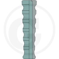 GRANIT Osłona przeciwzagięciowa NW 10 czarna, falowana guma 87003082 - 87003082 - Sklep rolniczy PoltechParts