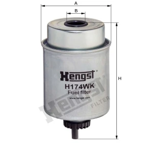 Hengst Filtr paliwa H174WK 866H174WK