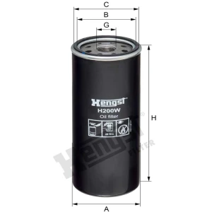 Hengst Filtr oleju 866H200W
