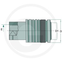 GRANIT KM 30-2 (M30x2) DN25-BG6 81511212 - 81511212 - Sklep rolniczy PoltechParts