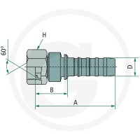 Gates PNB 25 DKOR 1" 81503252 | poltechparts.pl