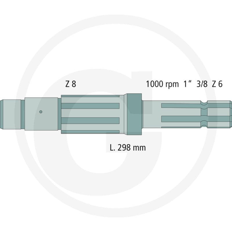 GRANIT Końcówka wałka przekaźnika mocy 70817001 - 70817001 - Sklep rolniczy PoltechParts