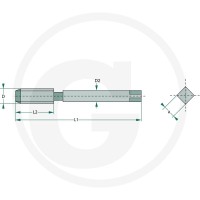 VÖLKEL Gwintownik ręczny - zestaw DIN2181 HSS-G 76024316 - 76024316 - Sklep rolniczy PoltechParts