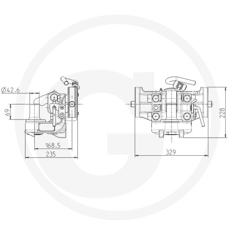 Sauermann Zaczep Piton Fix Sauermann 711115110 - Sklep PoltechParts