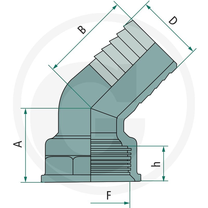 ARAG Końcówka węża 670111750 - 670111750 - Sklep rolniczy PoltechParts