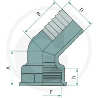 ARAG Końcówka węża 670111750 - 670111750 - Sklep rolniczy PoltechParts