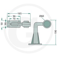 GRANIT Lampa pozycyjna tylna 7070010336 - 7070010336 - Sklep rolniczy PoltechParts