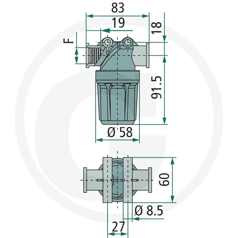 ARAG Filtr ciśnieniowy 6703240T023 - 6703240T023 - Sklep rolniczy PoltechParts