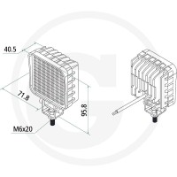 GRANIT Reflektor roboczy LED 7070010180 - Sklep PoltechParts