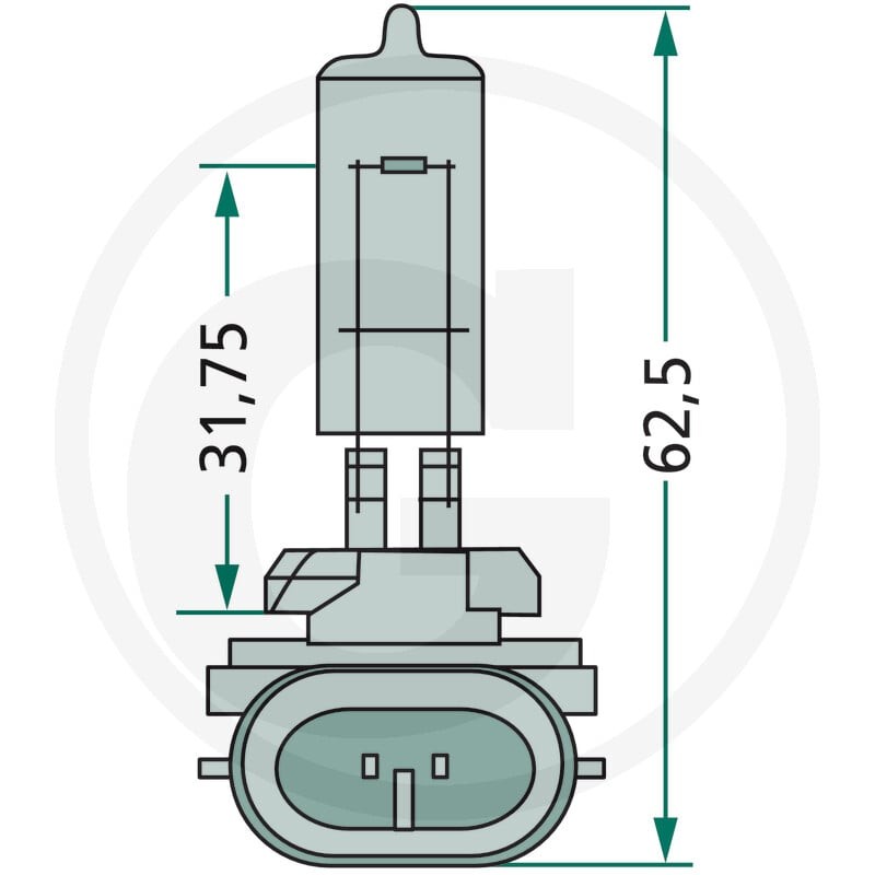 GRANIT Żarówka H50/2 70712.8V50WPGJ13 - Sklep PoltechParts