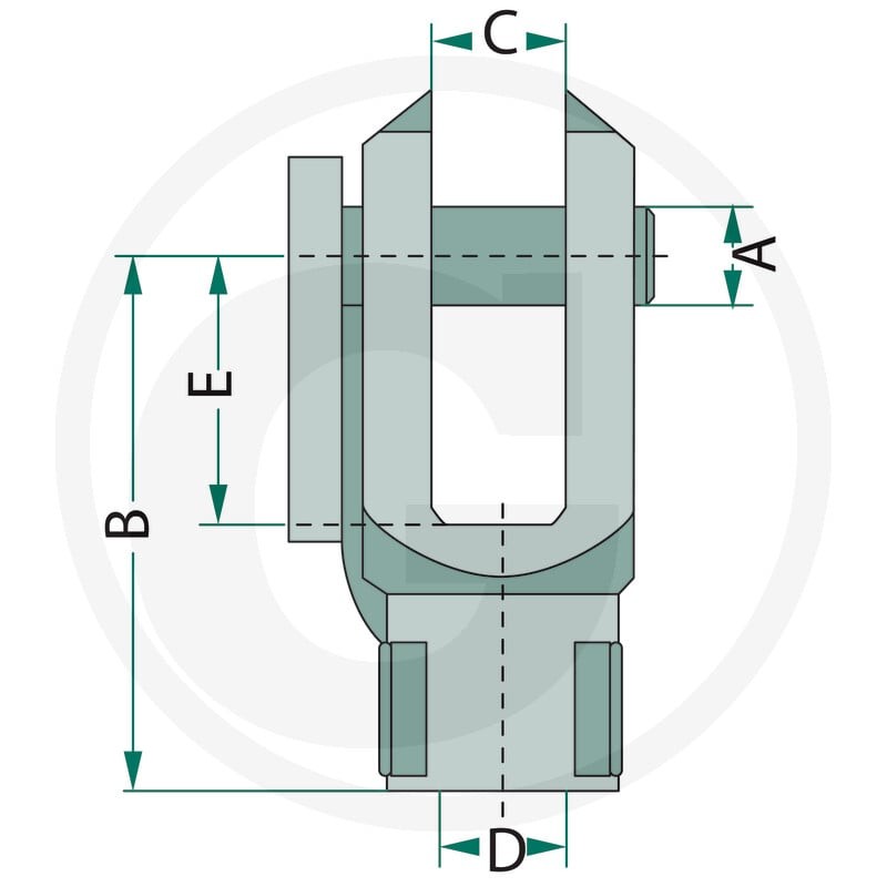 GRANIT Głowica widełkowa 65499639 - 65499639 - Sklep rolniczy PoltechParts