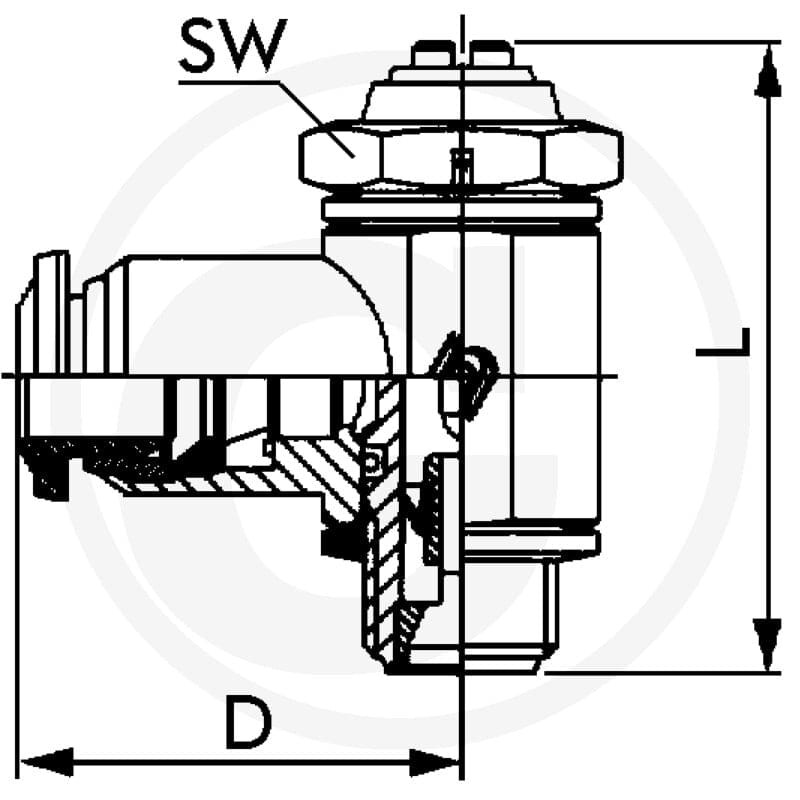 GRANIT L-DRA-1/4-B-6-MSv v 60621074169 - 60621074169 - Sklep rolniczy PoltechParts