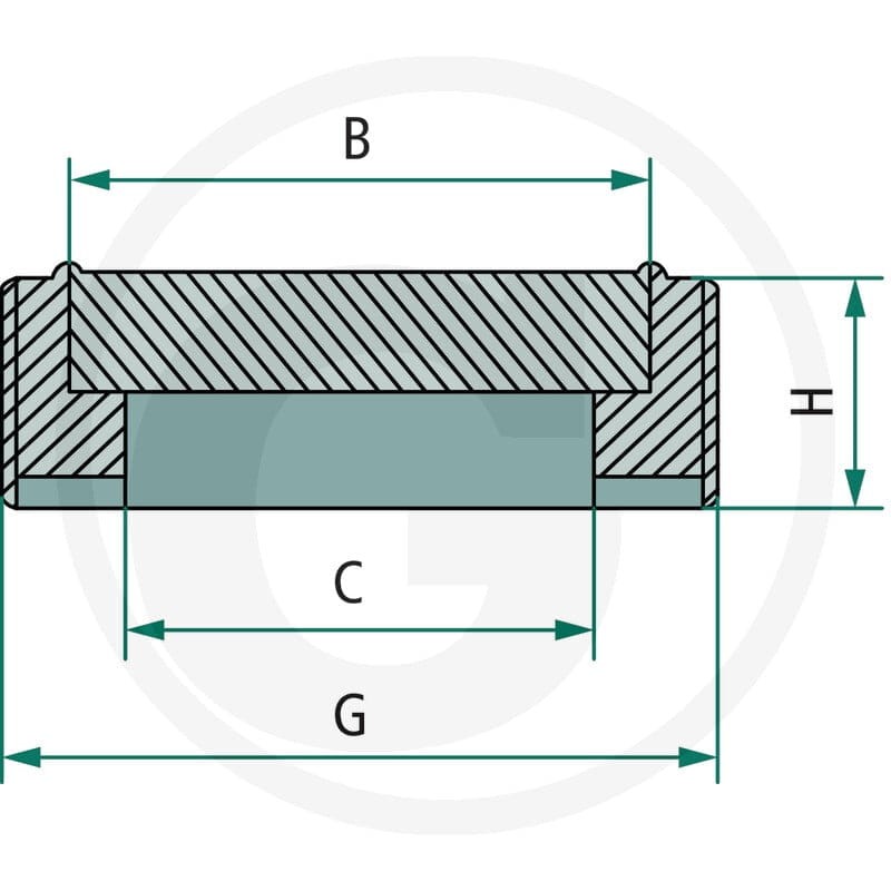 GRANIT J-SD25-1/8-SB Tłumik 60615028204 - 60615028204 - Sklep rolniczy PoltechParts