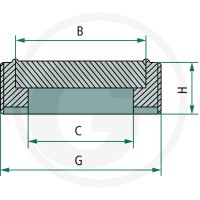 GRANIT J-SD25-1/8-SB Tłumik 60615028204 - 60615028204 - Sklep rolniczy PoltechParts
