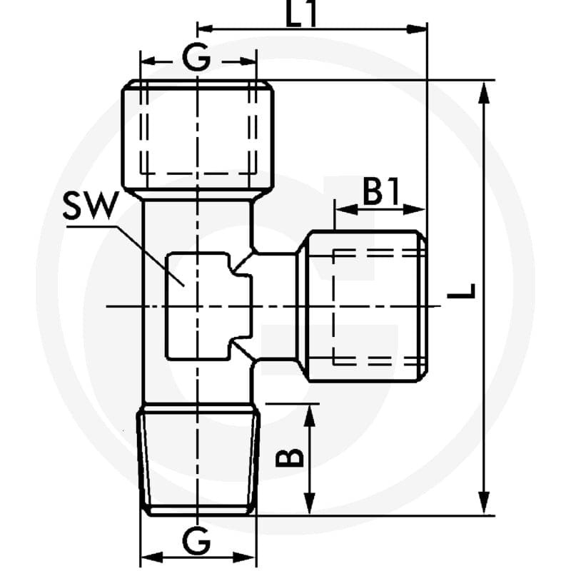 GRANIT F-LEk-1/8-MSv Kolanko typu L 60612421506 - 60612421506 - Sklep rolniczy PoltechParts