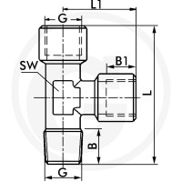 GRANIT F-LEk-1/8-MSv Kolanko typu L 60612421506 - 60612421506 - Sklep rolniczy PoltechParts