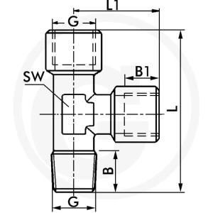 GRANIT F-LEk-1/8-MSv Kolanko typu L 60612421506