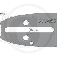 GRANIT Endurance Cut Zestaw prowadnic łańcucha 2 + 1 55290040 - 55290040 - Sklep rolniczy PoltechParts