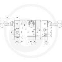 GRANIT VAZ-HHF320-NG-1/4 1 - Rozdzielacz ręczny 606AZ322ML90 - 606AZ322ML90 - Sklep rolniczy PoltechParts