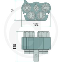 Cejn Multi-X GII KS Quattro 12,5 z przyłączem WEO 6230001098 - 6230001098 - Sklep rolniczy PoltechParts