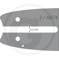 GRANIT Endurance Cut Zestaw prowadnic łańcucha 2 + 1 55290022 - 55290022 - Sklep rolniczy PoltechParts