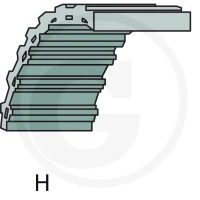 Optibelt Podwójny pas zębaty 55170175 | poltechparts.pl