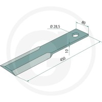 GRANIT Nóż do mulczowania 52563-IND-35 - 52563-IND-35 - Sklep rolniczy PoltechParts