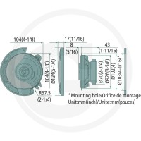 KENWOOD 2-drożny zestaw głośników (= 2 sztuki) 5060010137 - Sklep PoltechParts