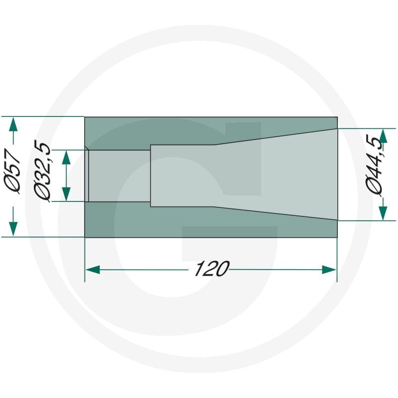 GRANIT Tuleja do przyspawania 4301204400 - 4301204400 - Sklep rolniczy PoltechParts
