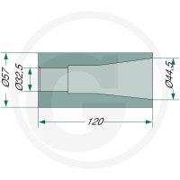 GRANIT Tuleja do przyspawania 4301204400 - 4301204400 - Sklep rolniczy PoltechParts