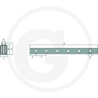 GRANIT Mocowanie zęba 43035015F - 43035015F - Sklep rolniczy PoltechParts