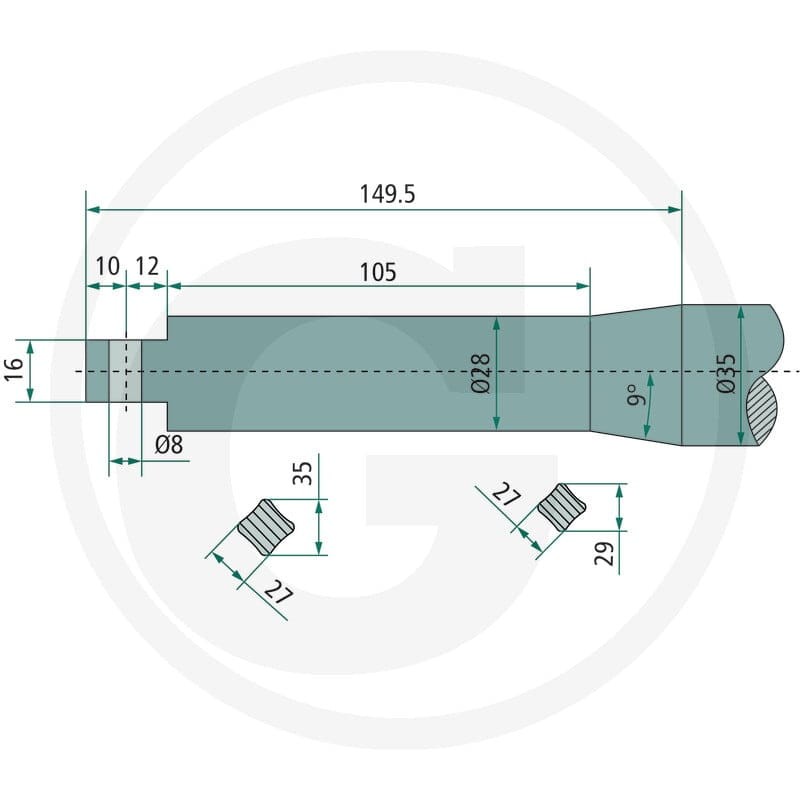 SHW Ząb 43006802700 - Sklep PoltechParts
