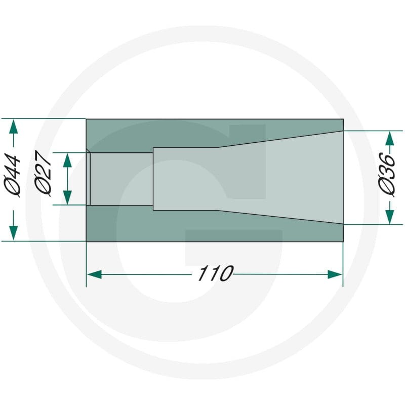 GRANIT Tuleja do przyspawania 4301103600 - 4301103600 - Sklep rolniczy PoltechParts