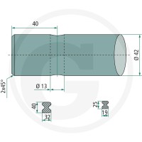SHW Zęby ładowacza czołowego 430181411F - Sklep PoltechParts
