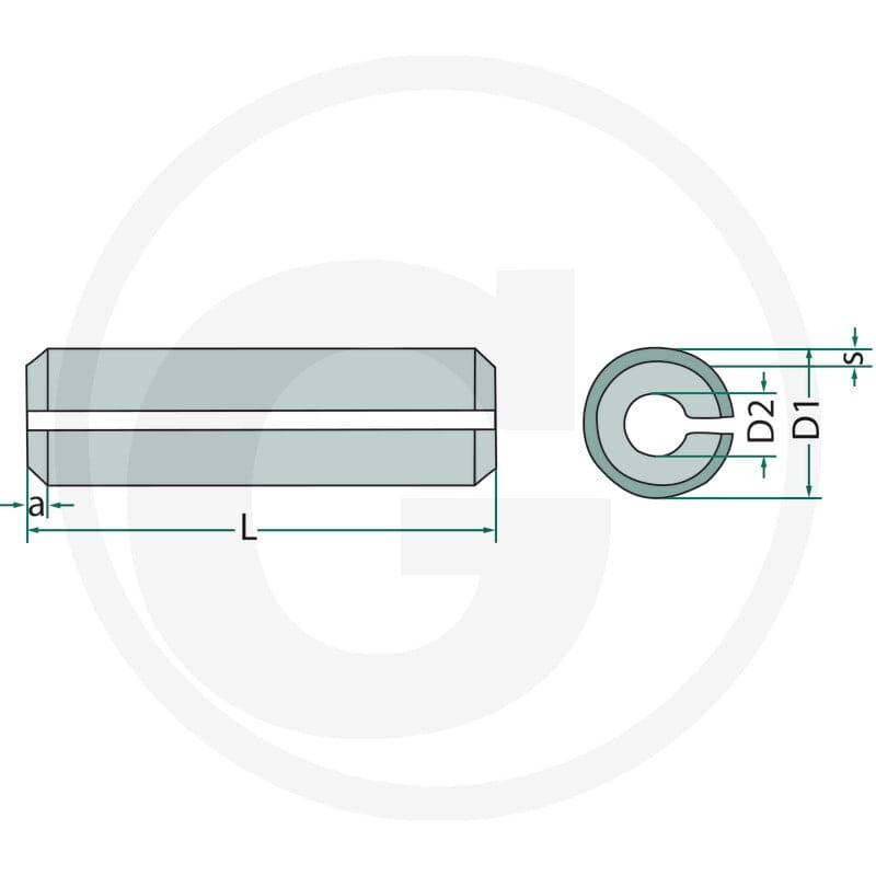 GRANIT Kołek sprężysty 4871481028 - 4871481028 - Sklep rolniczy PoltechParts