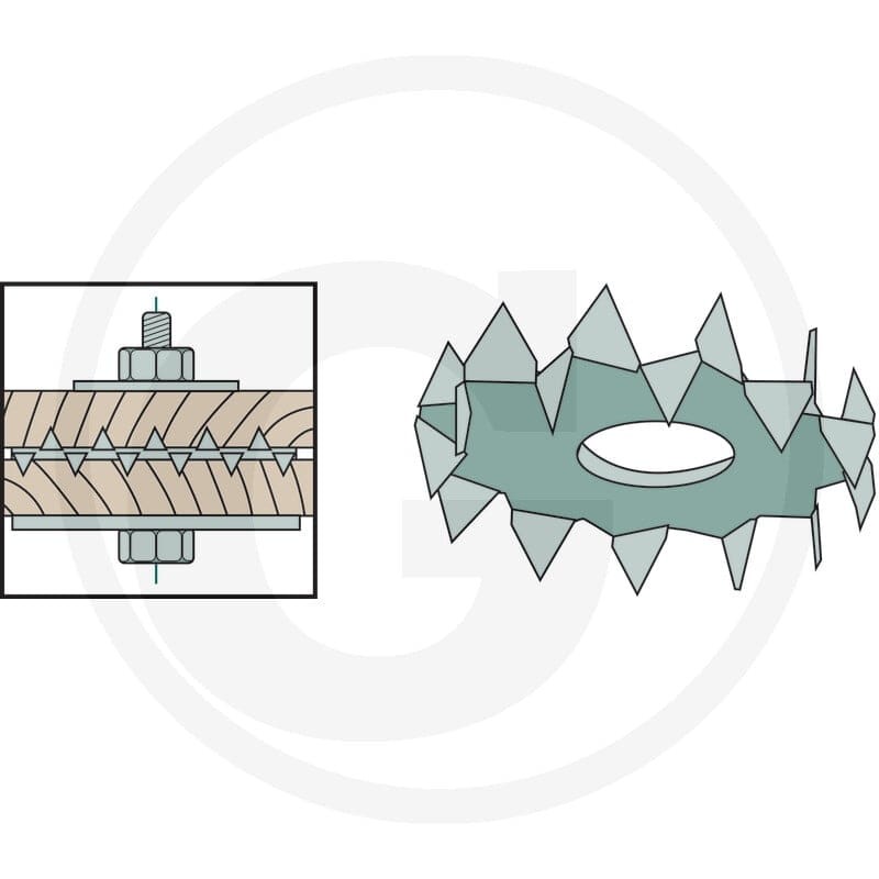 GRANIT Płytka kolcowa 48569217513 - 48569217513 - Sklep rolniczy PoltechParts