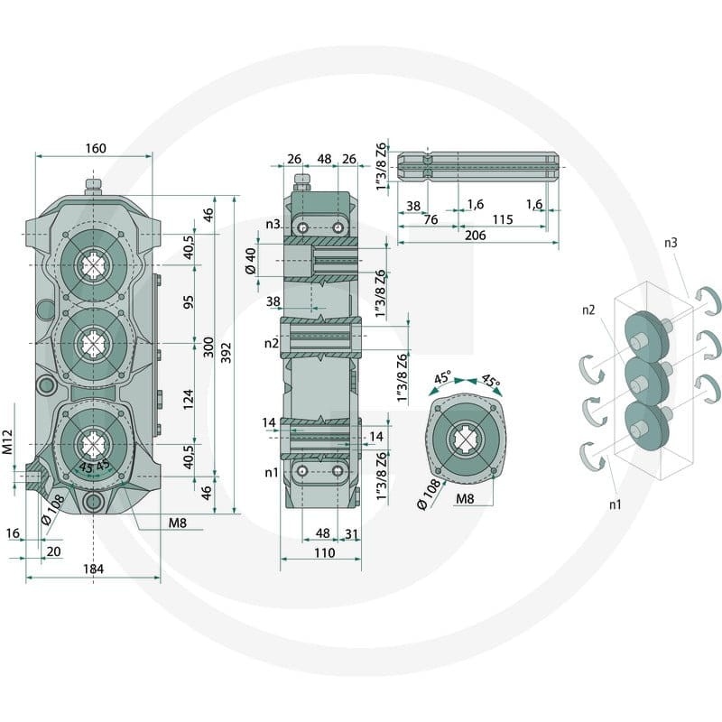 BONDIOLI & PAVESI IMR 6 415ZBMS6046316020 | poltechparts.pl