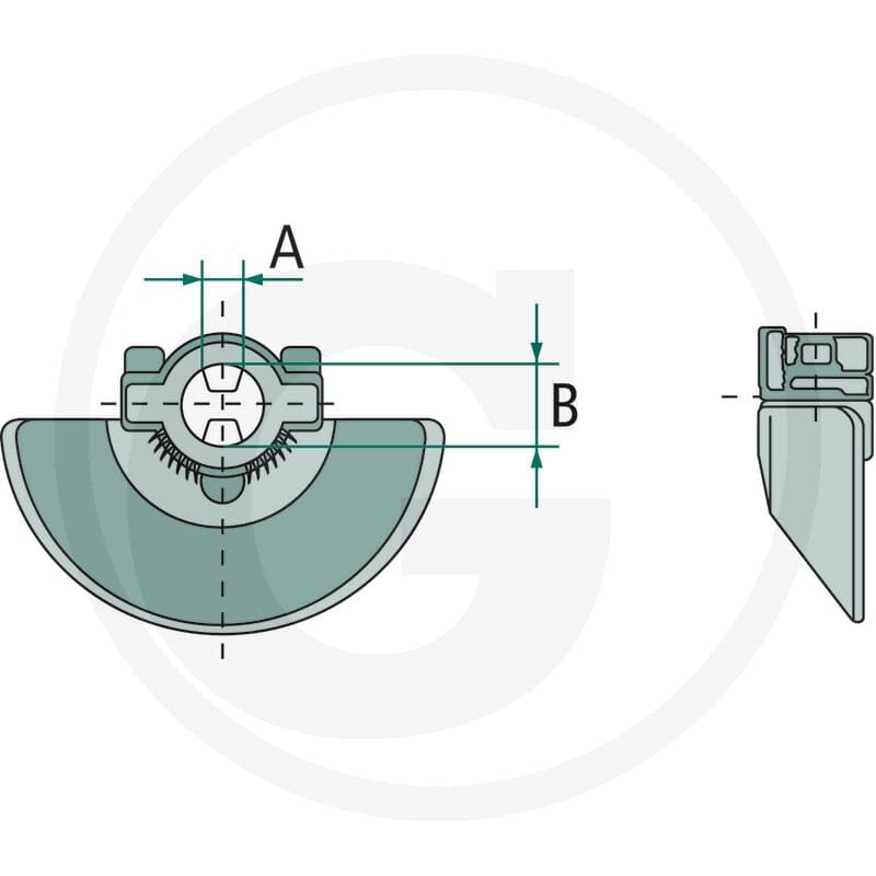 Walterscheid Kula z kołnierzem 395204371 | poltechparts.pl