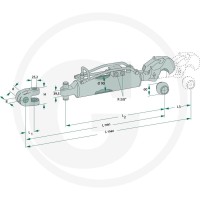 Walterscheid Łącznik górny hydrauliczny 395309539 - 395309539 - Sklep rolniczy PoltechParts