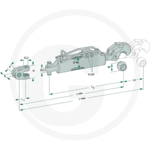Walterscheid Łącznik górny hydrauliczny 395309539