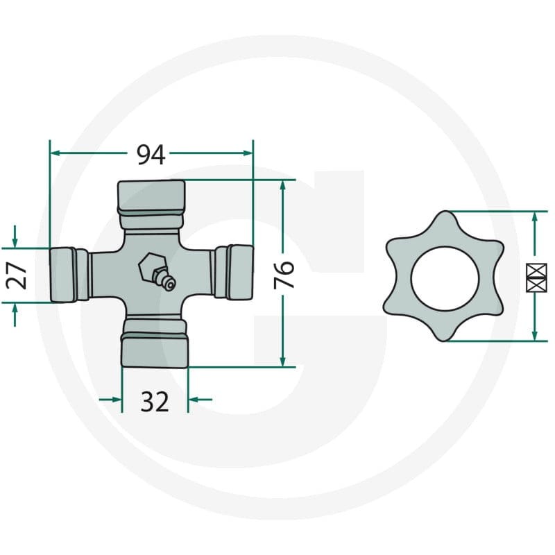 Weasler Przegub 397528035003 - 397528035003 - Sklep rolniczy PoltechParts