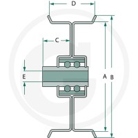 GRANIT Krążek zwrotny 31270132 - 31270132 - Sklep rolniczy PoltechParts