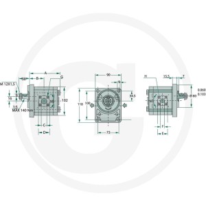 Casappa PLP20.16D0-54B2-LBE/BC-N-EL FS 25702025